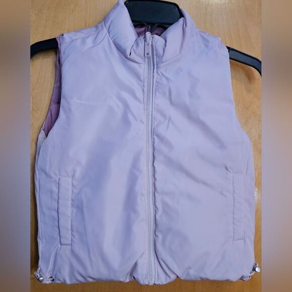 Reversible puffer vest Jacket pink - Picture 4 of 7